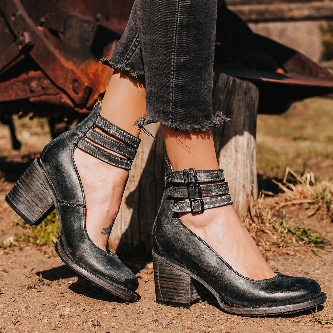 W&W Mode | Leder Stiefeletten