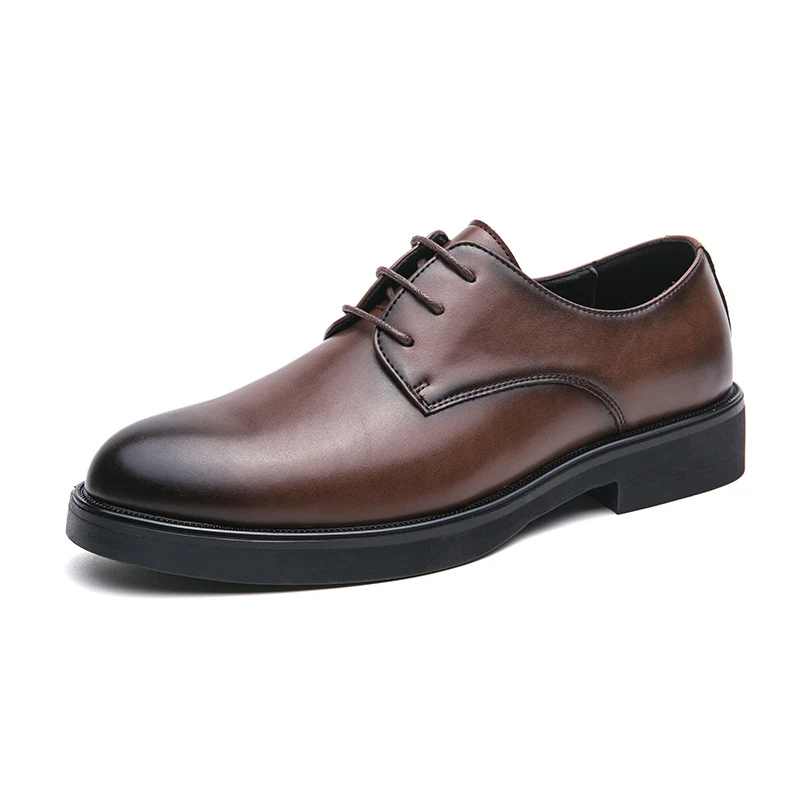 W&W Mode | Elegante Herrenschuhe Aus Leder Mit Schnürung Und Rutschfester Sohle