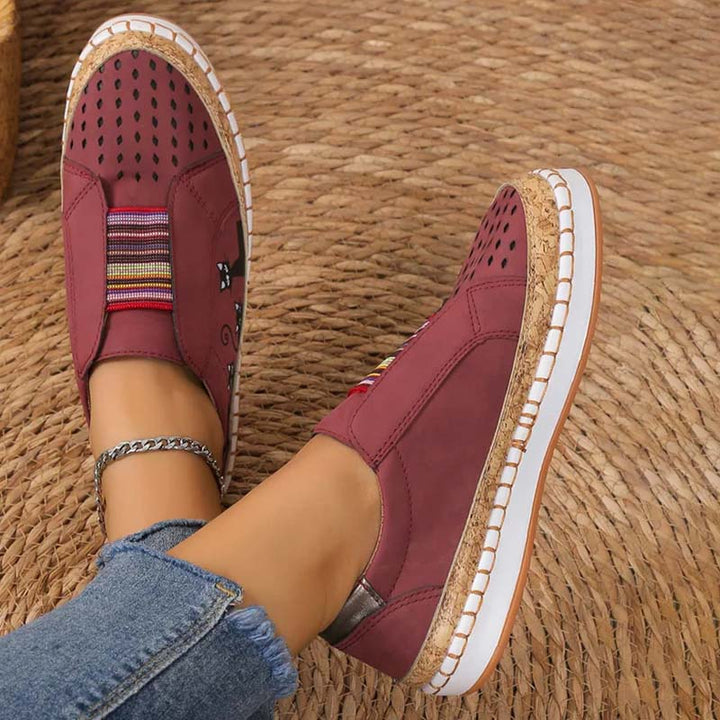 W&W Mode | Lässige Katzenmuster Schuhe