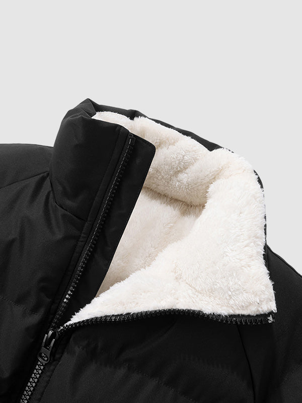 W&W Mode | Fleece-Pufferjacke für Ihn : Ihr modischer Auftritt für 2024