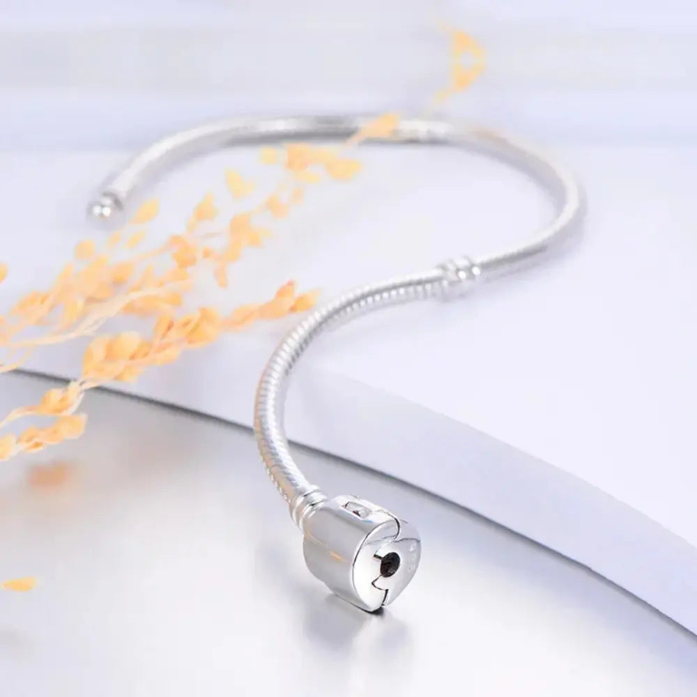 WW | 925 Sterling Silber Charm Knochen Armband