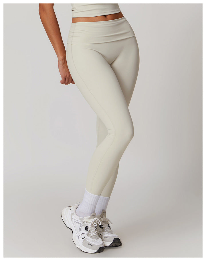W&W Mode | Trendige Fitness Schnell-Trocknend Yoga-Hose mit Falten
