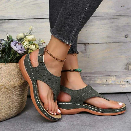 WW | Sandalen Mit Keilabsatz