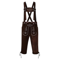 WW | Herren Lederhosen Kniehose Mit Trägern Bayerische Festkleidung