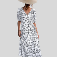 Zoë - Elegante Midi-Jurk