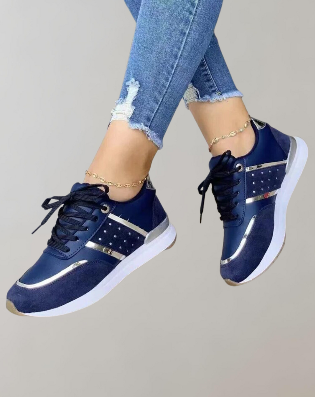W&W Mode | Turnschuhe Schuhe Leder Patchwork