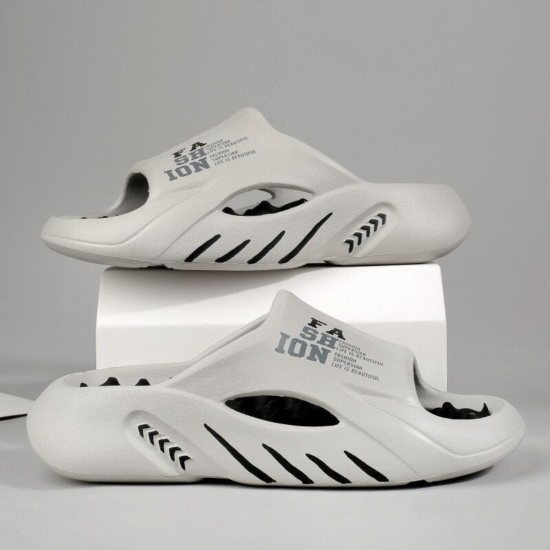 WW | Luxus Orthopädische Herren Badeschuhe Mit Weichem Fußbett Und Rutschfester Sohle