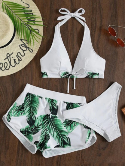 WW | Bikini Und Short Satz Für Damen Sommer Outfit Strand Satz