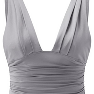 WW | Elegante Damen Top Schickes Ärmelloses Crop Top Mit V-Ausschnitt