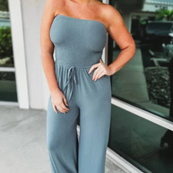 WW | Bequemer Jumpsuit Mit Weitem Bein