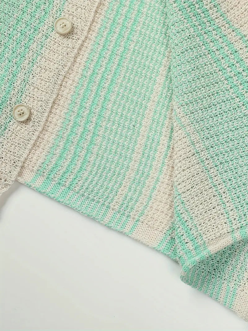 Lässiges Strickhemd