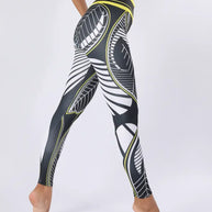 WW | Schweißabsorbierende, Bedruckte Sportleggings