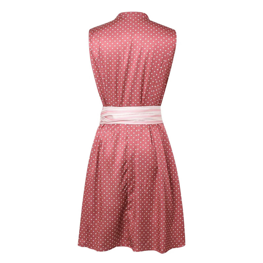 Damen traditionelles Outfit in Rot-Rosa