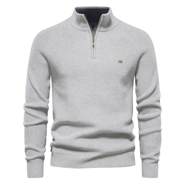W&W Mode | Herrenpullover Aus Baumwolle Gestrickt