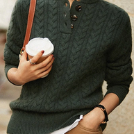 WW | Kabelgestrickter Winterpullover Für Damen