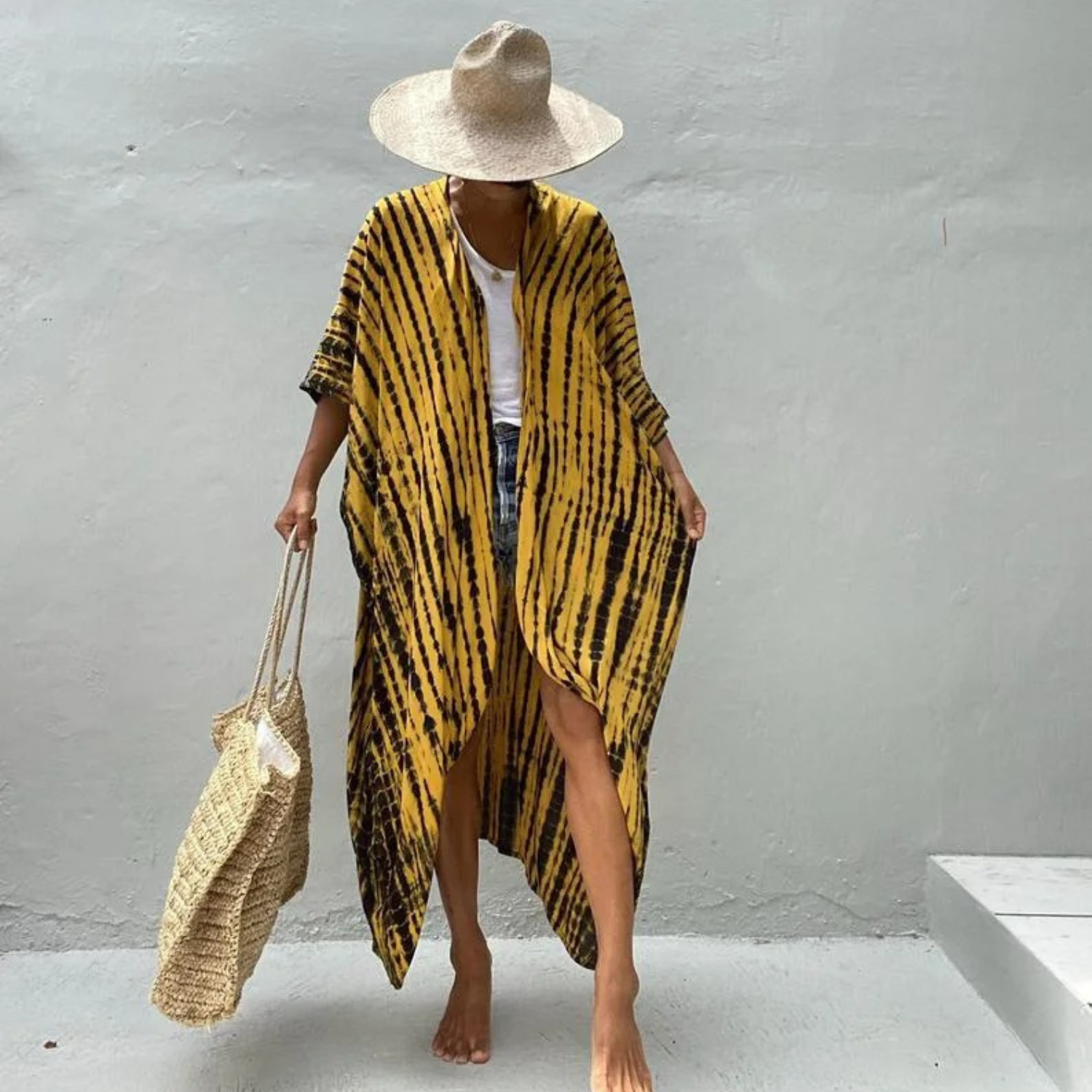 WW | Sommer Print Kimono Für Damen
