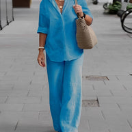 WW | Relaxed Leinenhose Mit Luftigem Sitz Für Damen