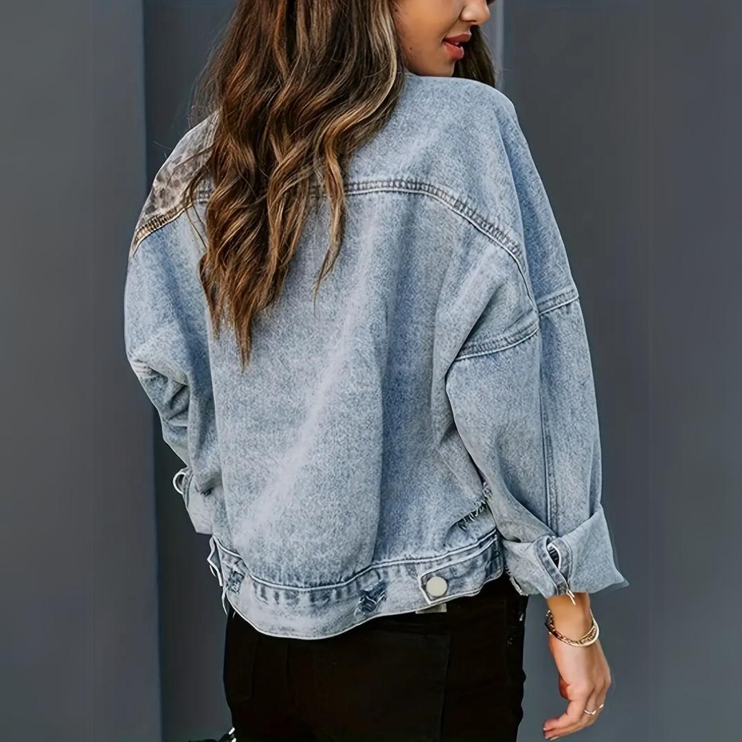 W&W Mode | Trendige Jacke mit Leopardenmuster