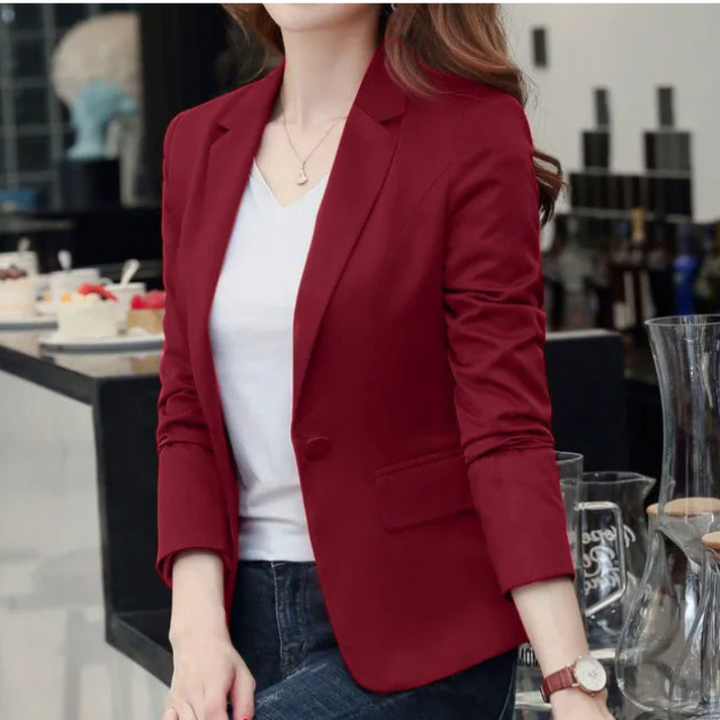 W&W Mode | Eleganter Damenblazer mit Langen Ärmeln Ideal für Die Arbeit