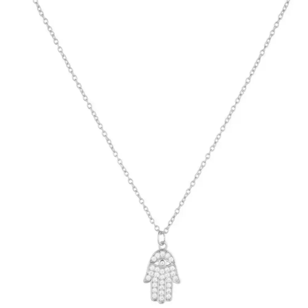 WW | Sterling Silber Ins Diamant Schutzanhänger Für Damen