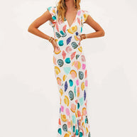 Juwelen Maxikleid für die Küste