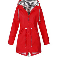 Wasserdichte Jacke mit Kapuze