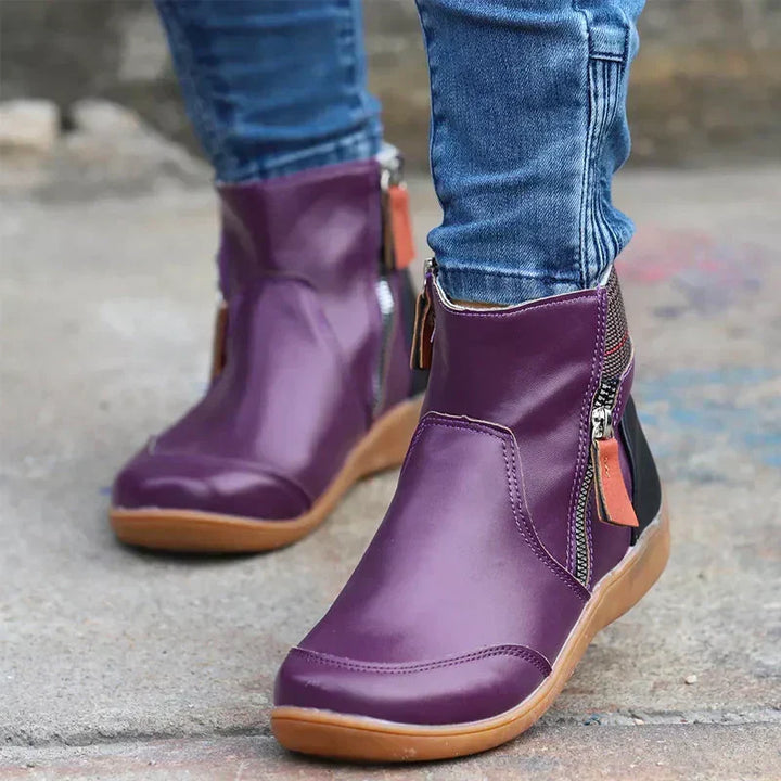 W&W Mode | Orthopädische Wasserdichte Premium-Stiefel Mit Reißverschluss