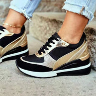 WW | Plattform Sneakers Mit Pailletten