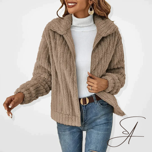 W&W Mode | Plüschiger, stilvoller Herbst-Cardigan
