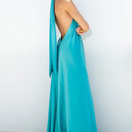 WW | Satin Halter Neck Maxi Dress für Frauen