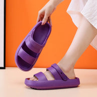 WW - Orthopädische Sandalen | Comfort Plus Pantoletten mit Doppelriemen | Gepolsterte, lässige Slip-On-Sandalen