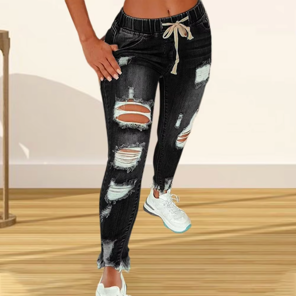 WW | Kaputte Baumwoll-Denim-Jeans
