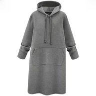 WW | Hoodie Kleid aus Baumwolle