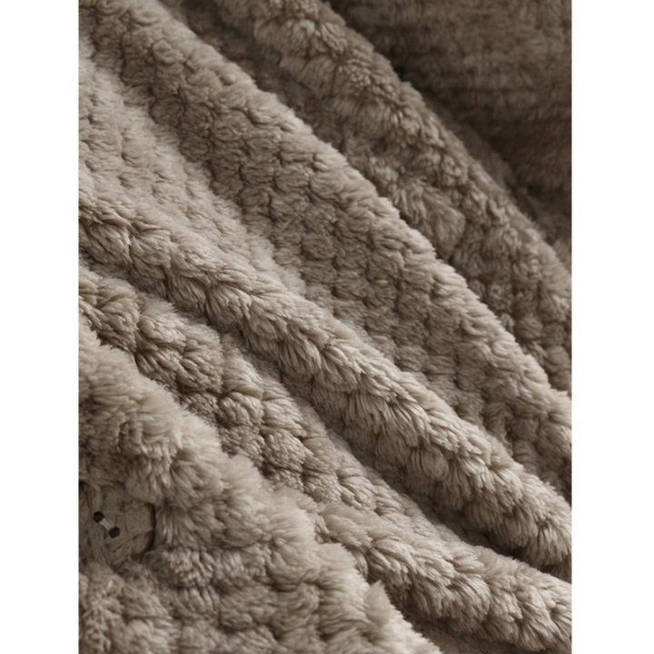 W&W Mode | Stylische, Superweiche Fleece-Kapuzenjacke