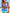 WW mit hoher Taille und buntem Druck