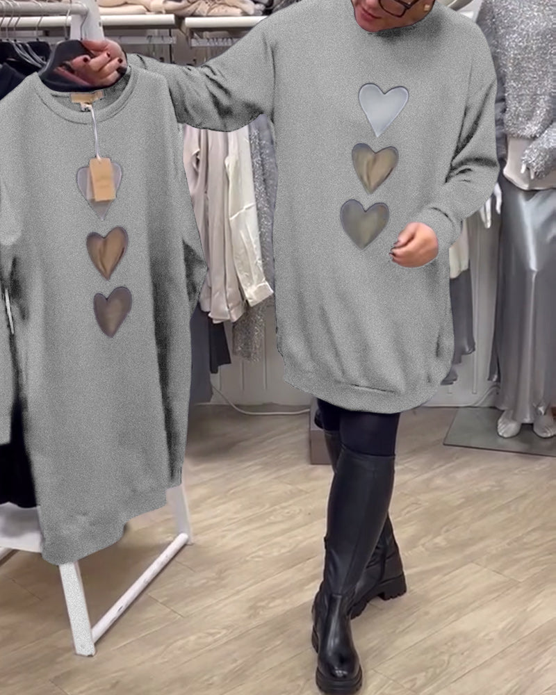 WW | Shift Herz Muster Lässig