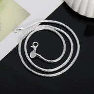 WW | 925 3mm Sterling Silber Schlangen Kette