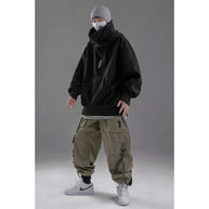 WW | Ninja-Hoodie Mit Doppeltem Ausschnitt