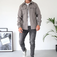 Hemdjacke mit Knopfverschluss