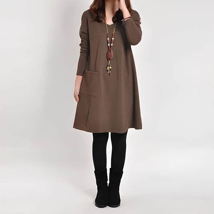 W&W Mode | Aurora Kleid mit Einer Tasche