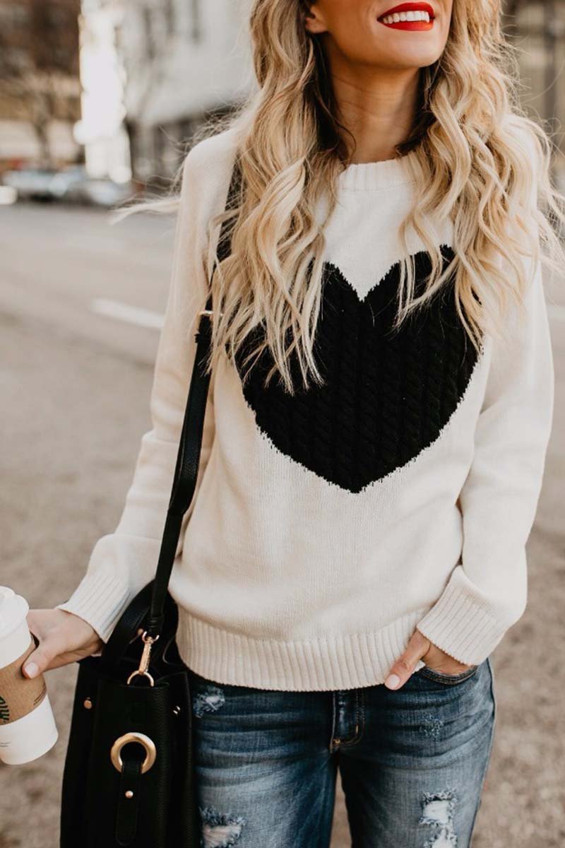 Lässiger und entspannter Winterpullover