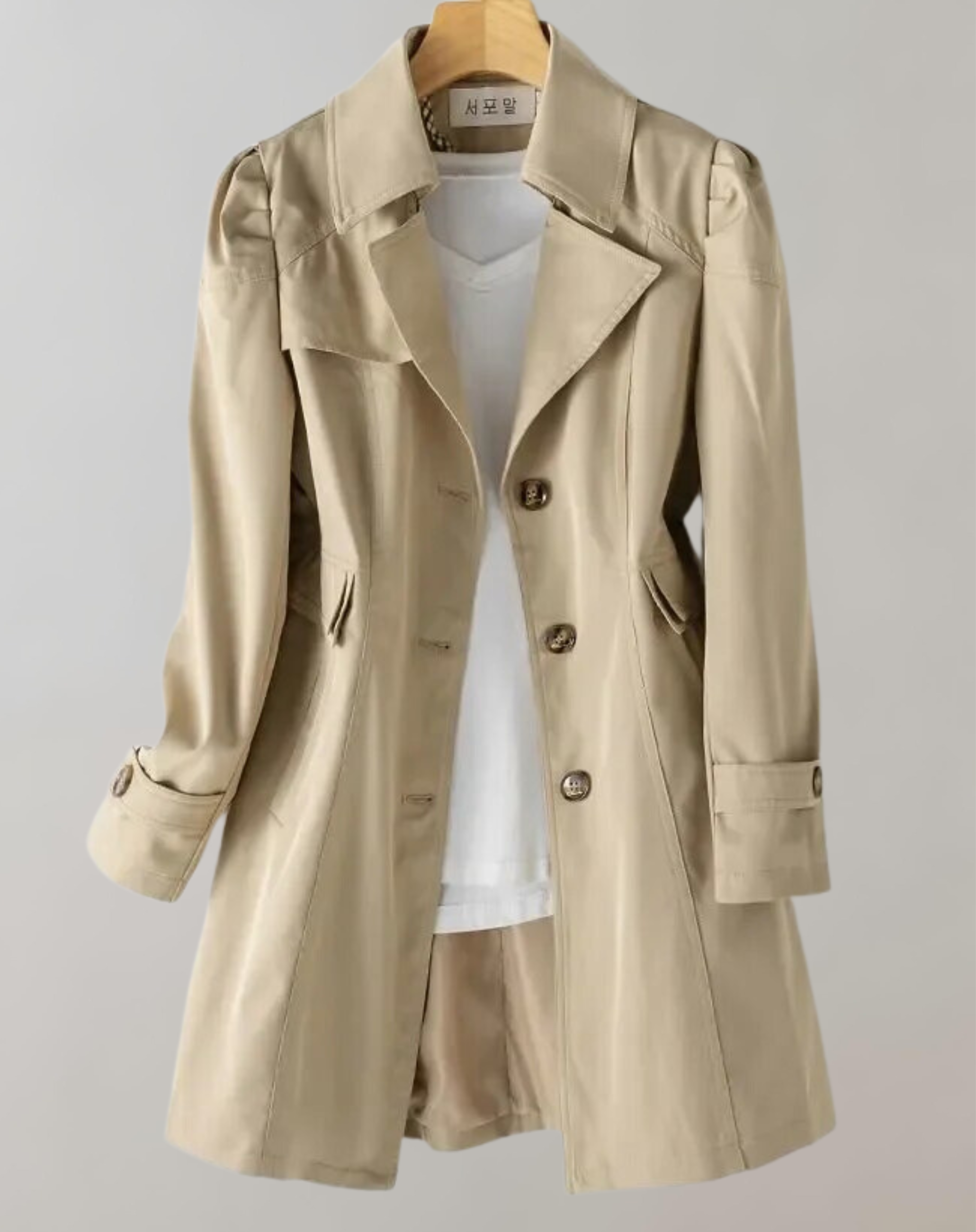 WW | Damen Einreihiger Trenchcoat