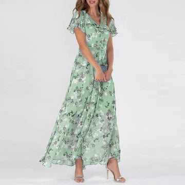 WW | Langes Sommerkleid mit Blumenmuster