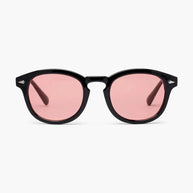WW | Schwarzer Rahmen Runde Sonnenbrille Für Männer