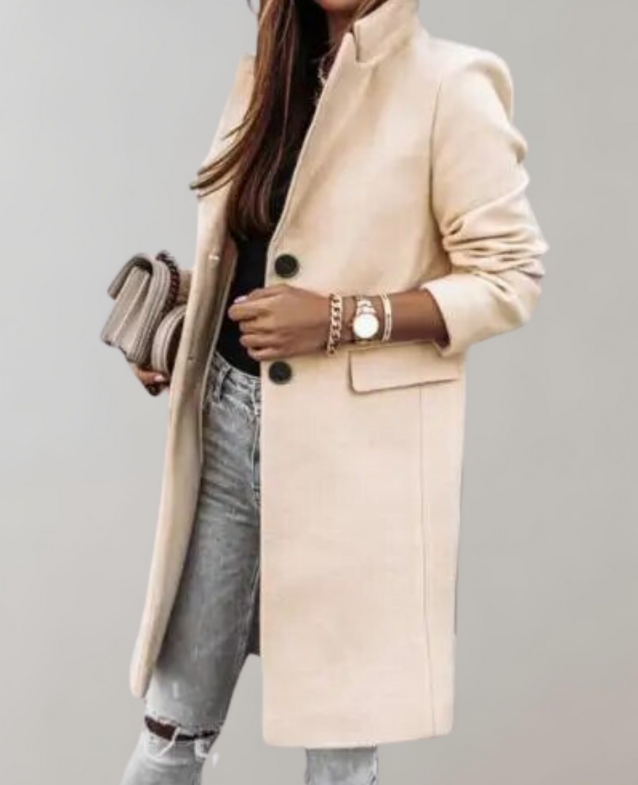 WW - Langarm-Mantel mit Revers