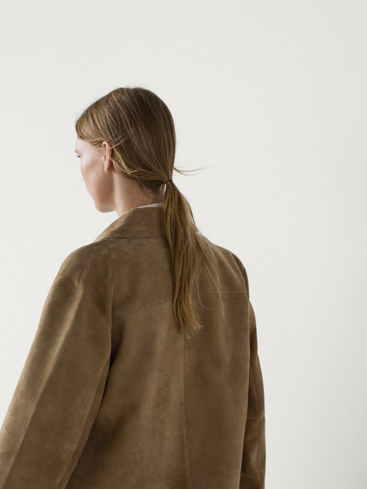 W&W Mode | Wildleder Cropped Jacke