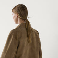 WW | Wildleder Cropped Jacke