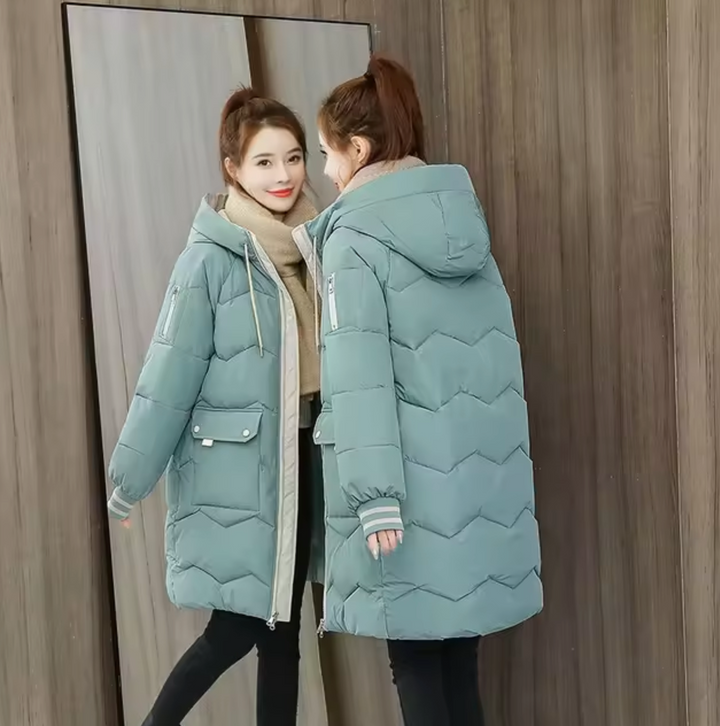 W&W Mode | Lange Parka Baumwolljacke
