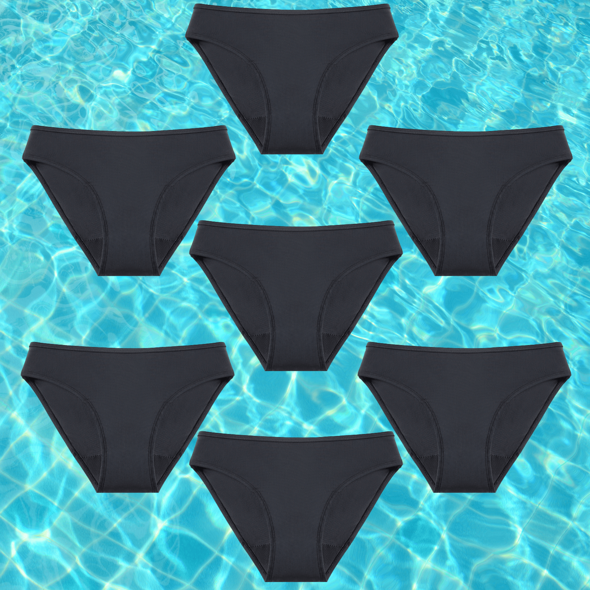 WW | Damen Menstruation Bikinislip Damenunterwäsche Schwimmbekleidung