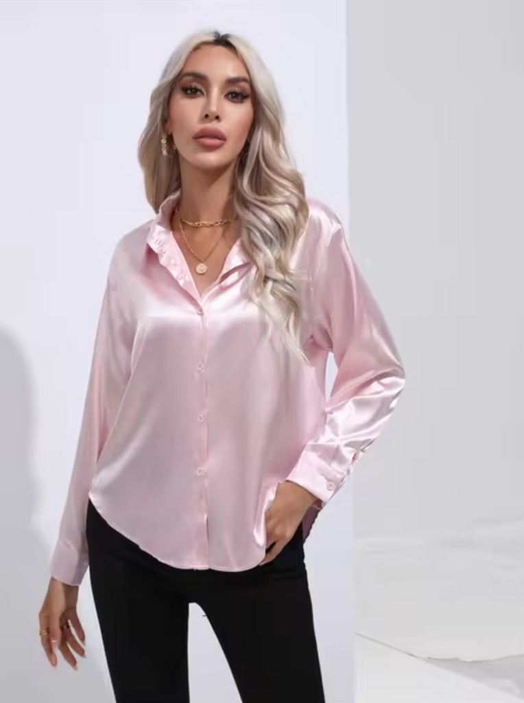 WW | Luxe Bluse Mit Langen Ärmeln